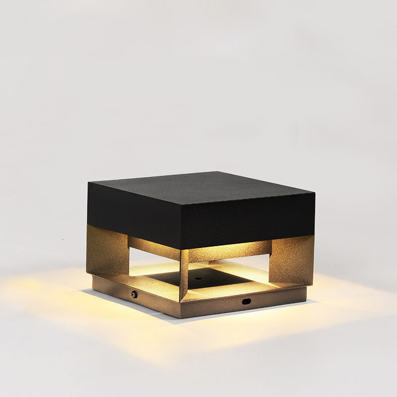 Minimalist Stainless Steel Pillar Landscape Light