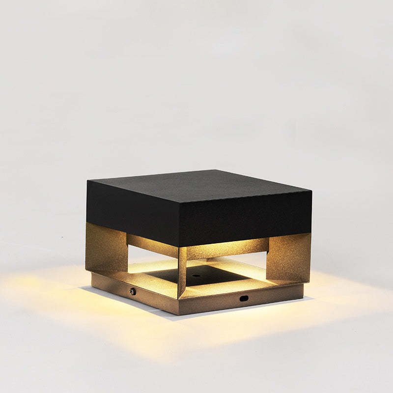 Minimalist Stainless Steel Pillar Landscape Light