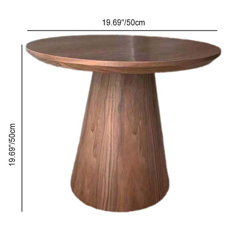 Nordic Cone Column Wood Coffee Table