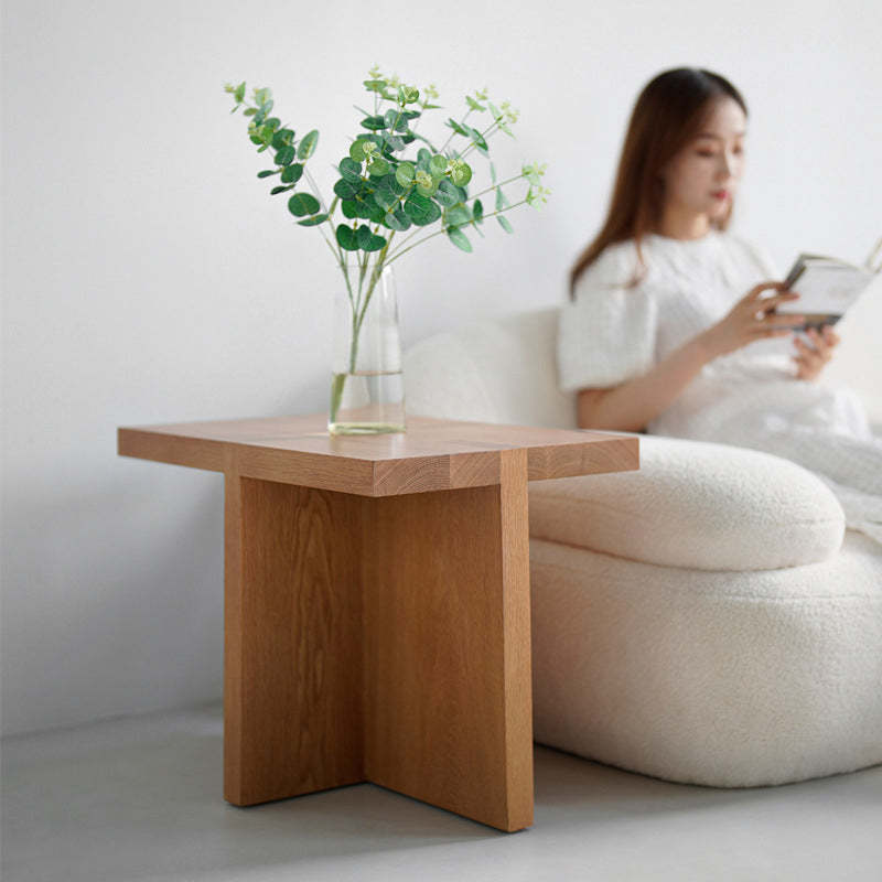 Japanese White Oak 3-Leg Side Table — Default - Make Of White Oak