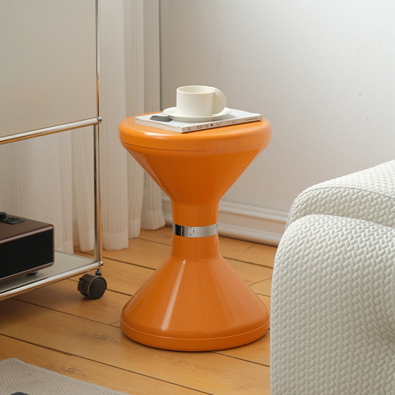 Scandinavian Hourglass Portable End Table
