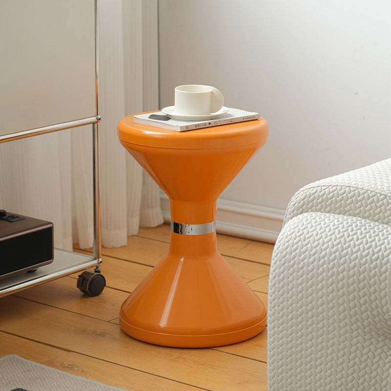 Scandinavian Hourglass Portable End Table