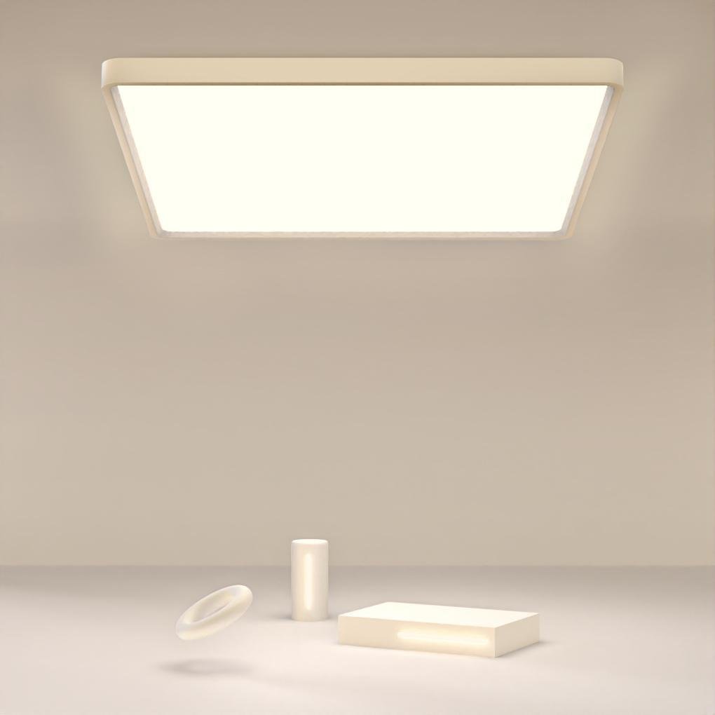 Soft White Flat Flush Mount