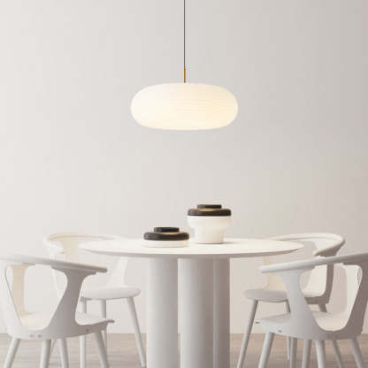 Modern Cream Apple Copper LED Pendant Light