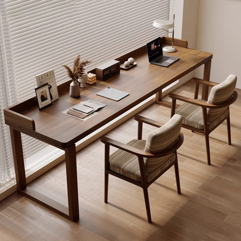 Rustic Rectangular Wood Desk