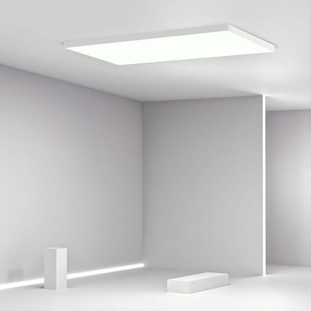 Soft White Flat Flush Mount — Warm White