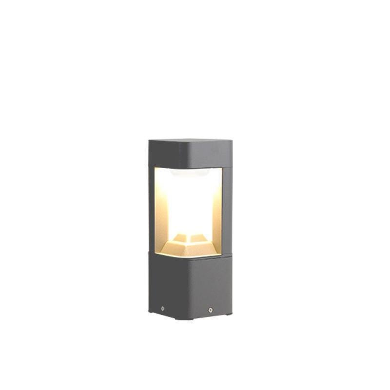 Creative Aluminum Waterproof Black Modern Pathway Lights Outdoor Light-Lighom