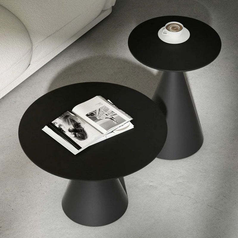 Minimalist Cone Aluminum End Table