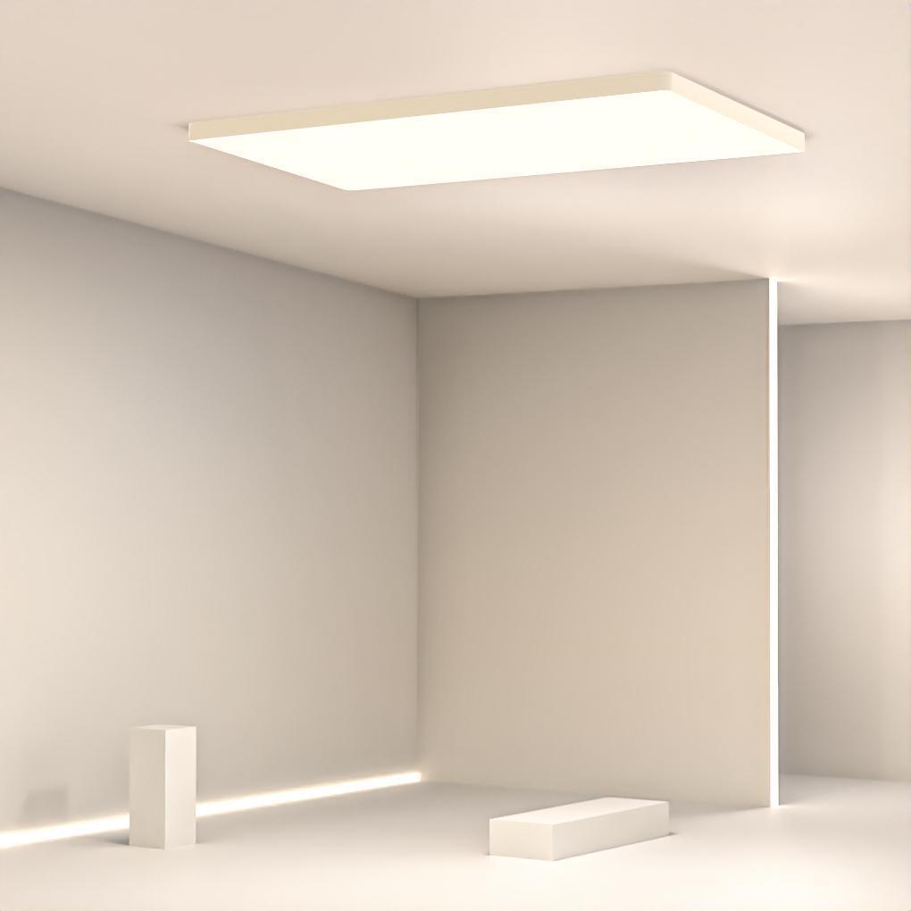 Soft White Flat Flush Mount — Warm White