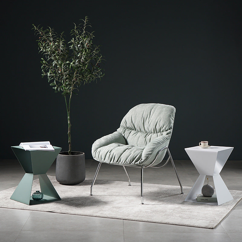Contemporary Pyramid Steel Coffee Table