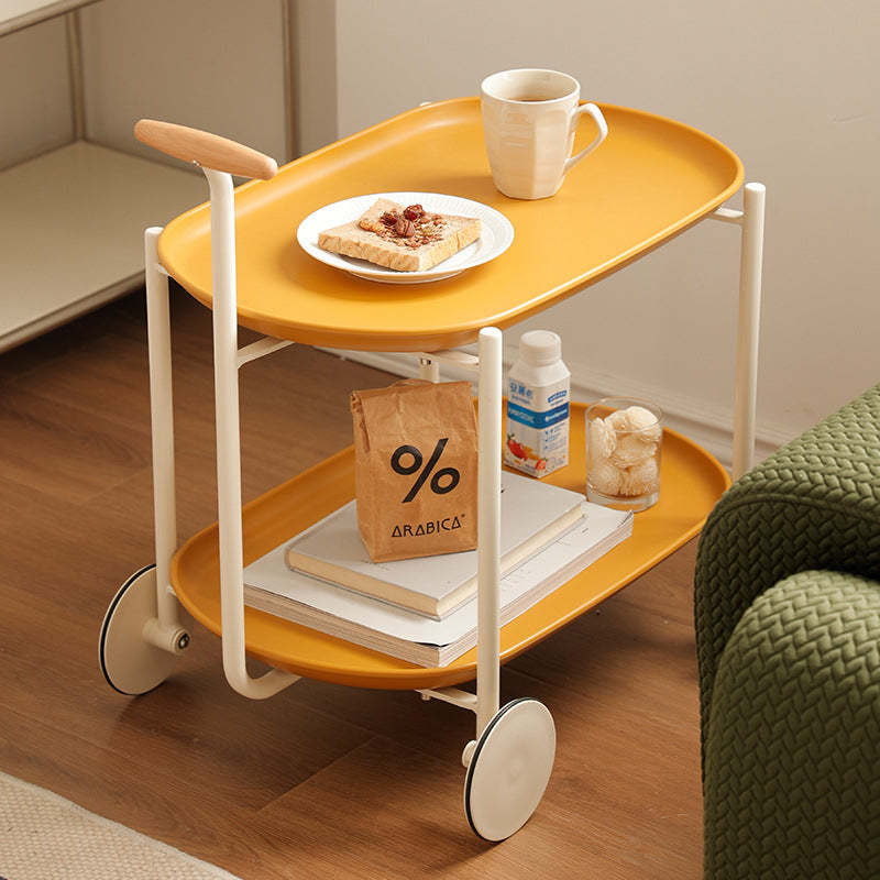 Creative 2-tier end wood end & side tables, Lighom