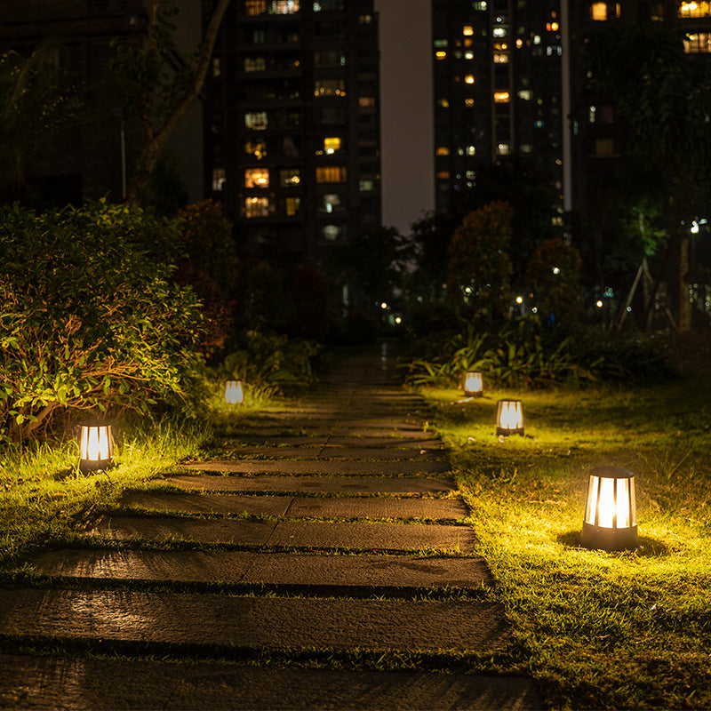 Industrial Aluminum Acrylic Outdoor Post Landscape Light