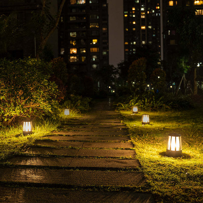 Industrial Aluminum Acrylic Outdoor Post Landscape Light