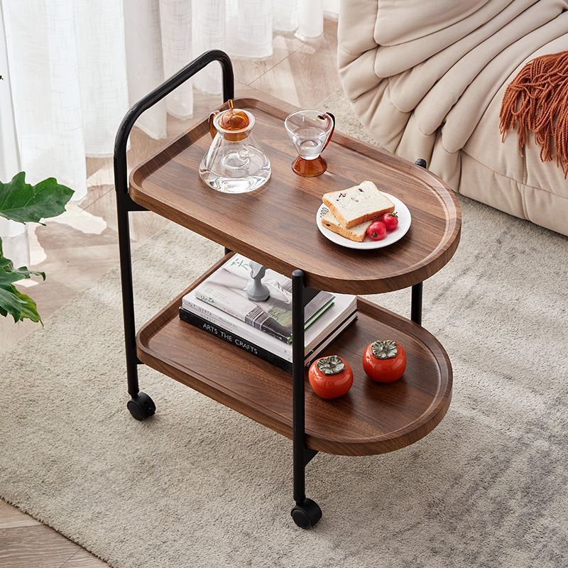 Minimalist Four-Leg Cart Metal Coffee Table