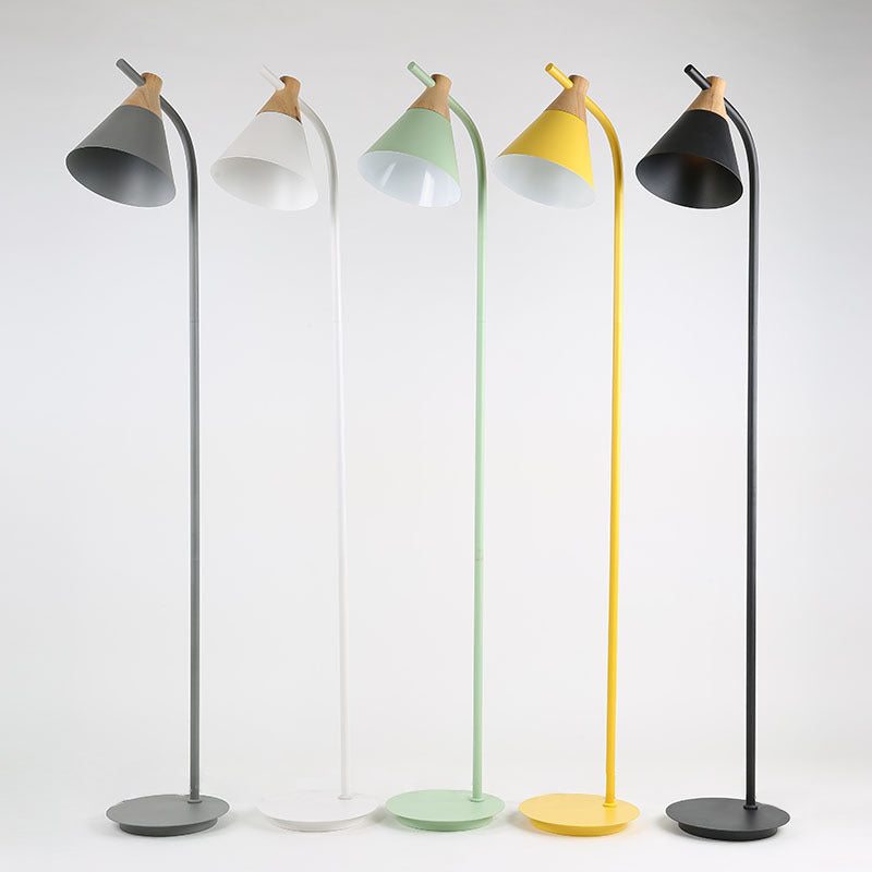 Nordic Macaron Cone Floor Lamp