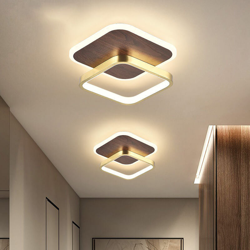 Minimalist Aluminum Circular LED Ceiling Light