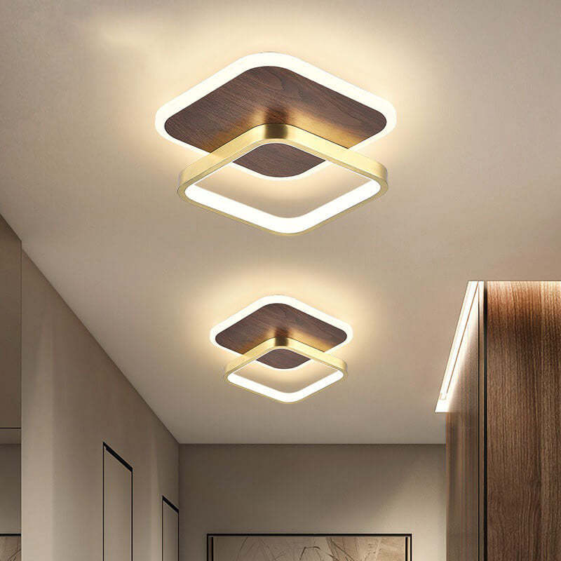 Minimalist Aluminum Circular LED Ceiling Light