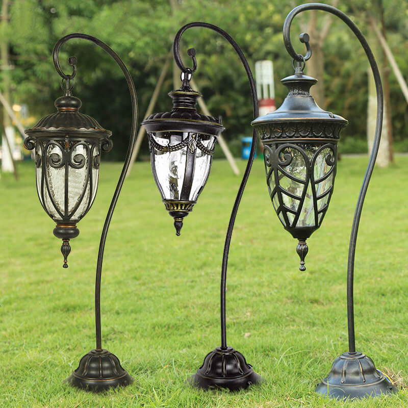 European Lantern Aluminum Ground Insert