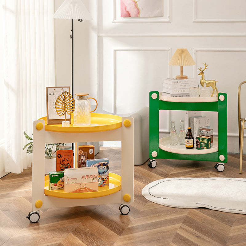 Scandinavian Tray 2-Tier Movable End Table