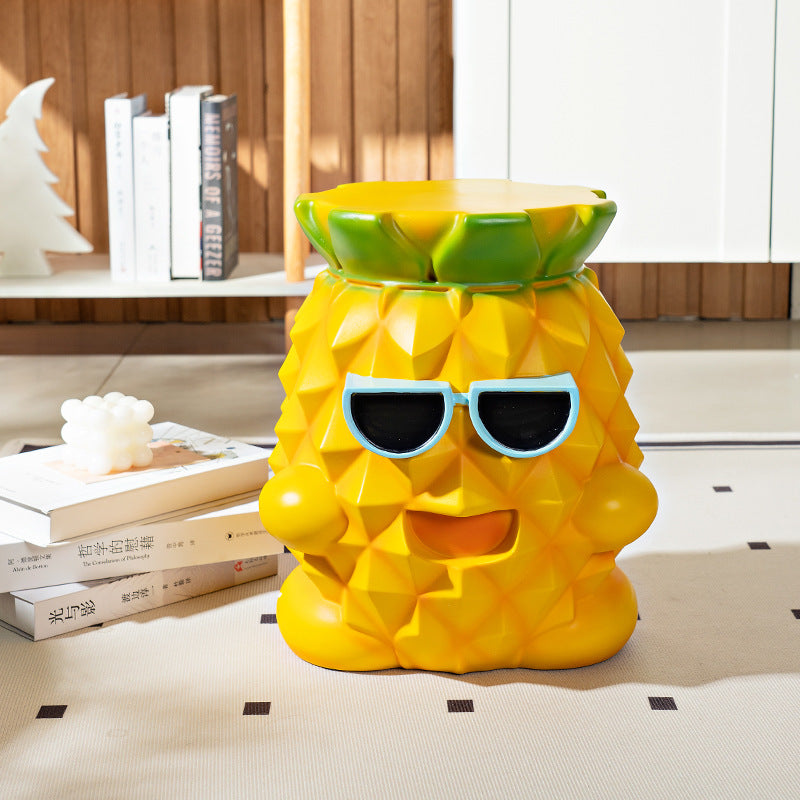 Contemporary Pineapple Resin Coffee Table