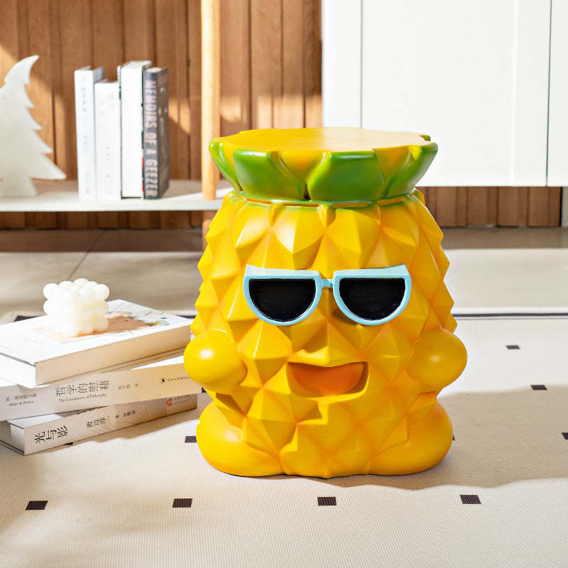 Contemporary Pineapple Resin Coffee Table