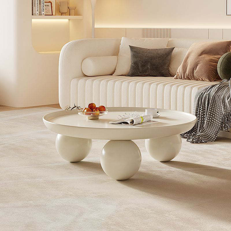 Contemporary Disc Orb Metal Coffee Table