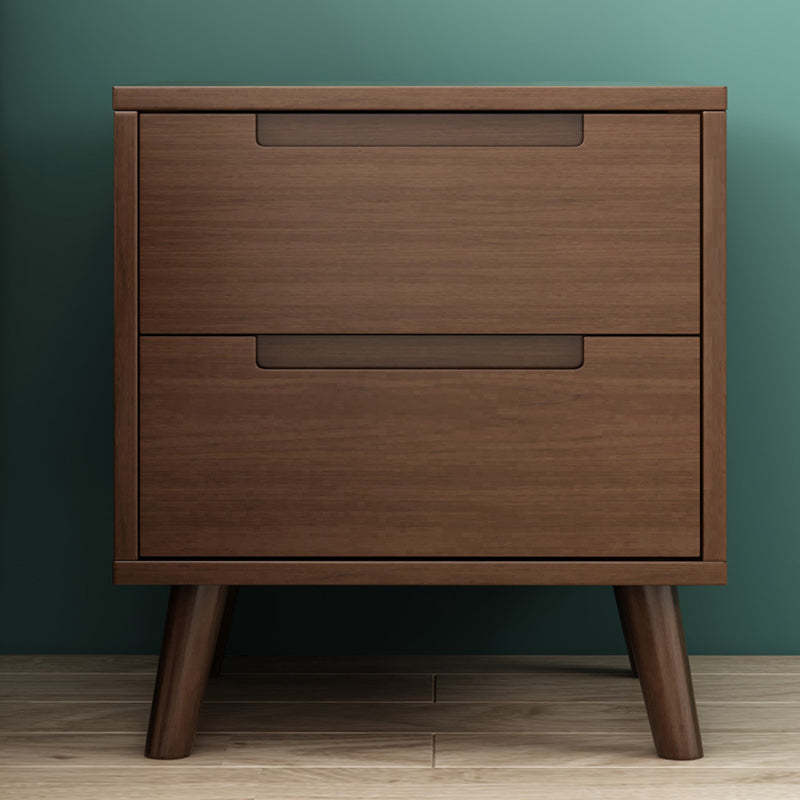 Nordic Wood 1/2-Drawer Nightstand