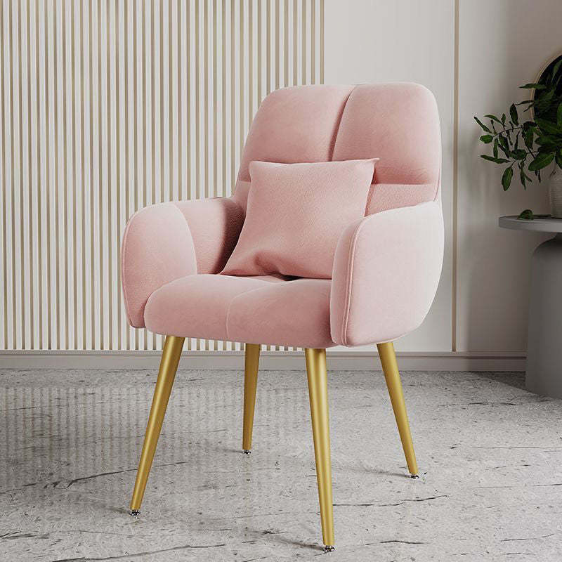 Minimalist Square Vanity Stool with Backrest