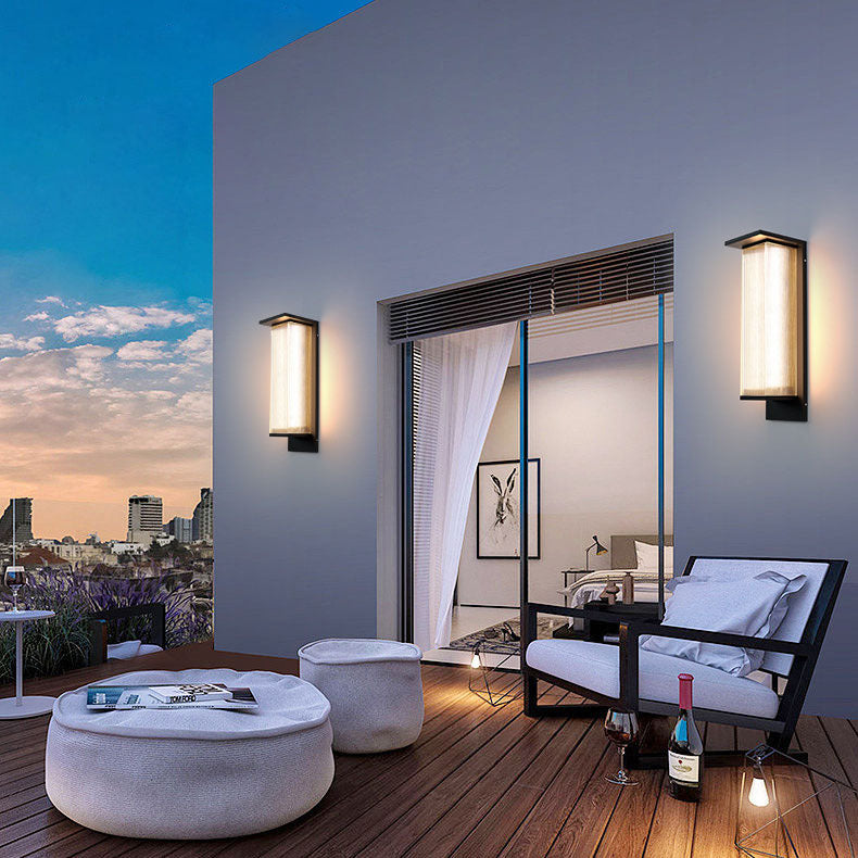 Minimalist Solar Stainless Steel Wall Sconce