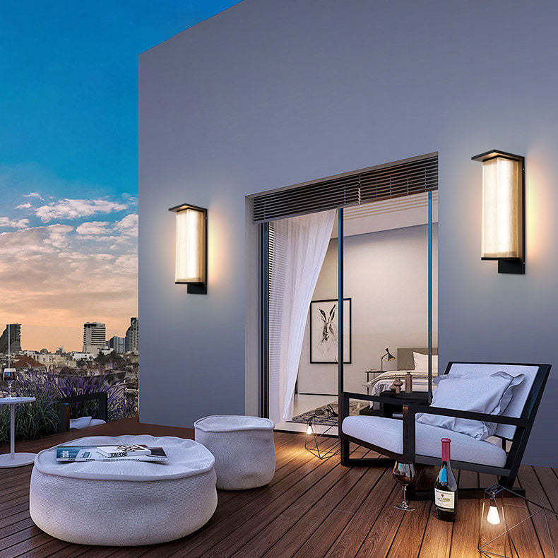 Minimalist Solar Stainless Steel Wall Sconce