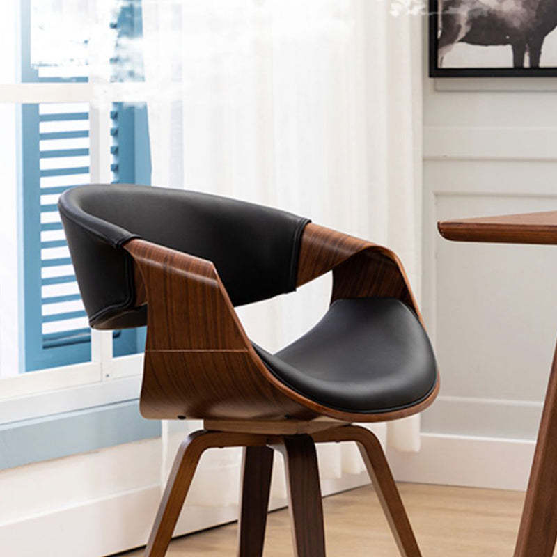 Contemporary Arc Upholstered Dining Chair