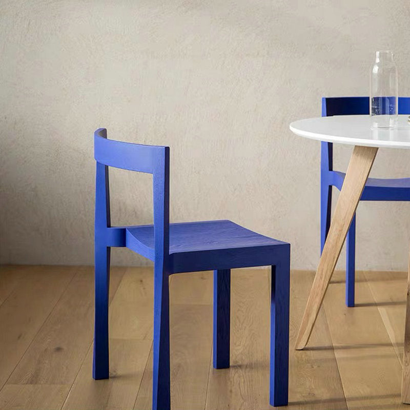 Minimalist Rectangular Wood Chair
