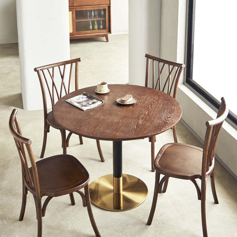 Vintage Crossover Wood Dining Chair