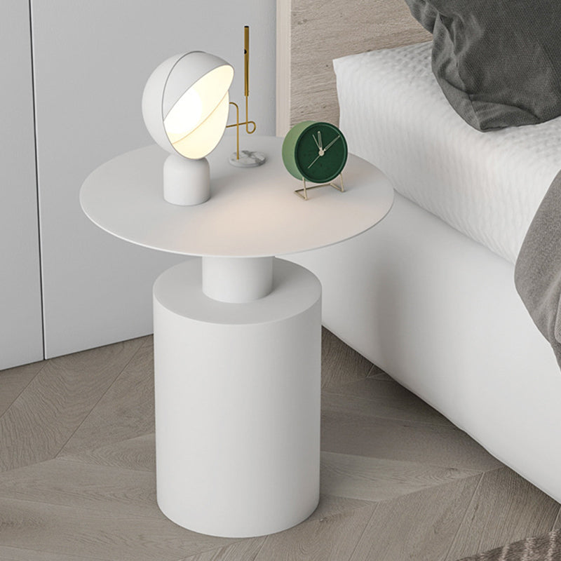 Minimalist Cylinder Iron Bedside Nightstand