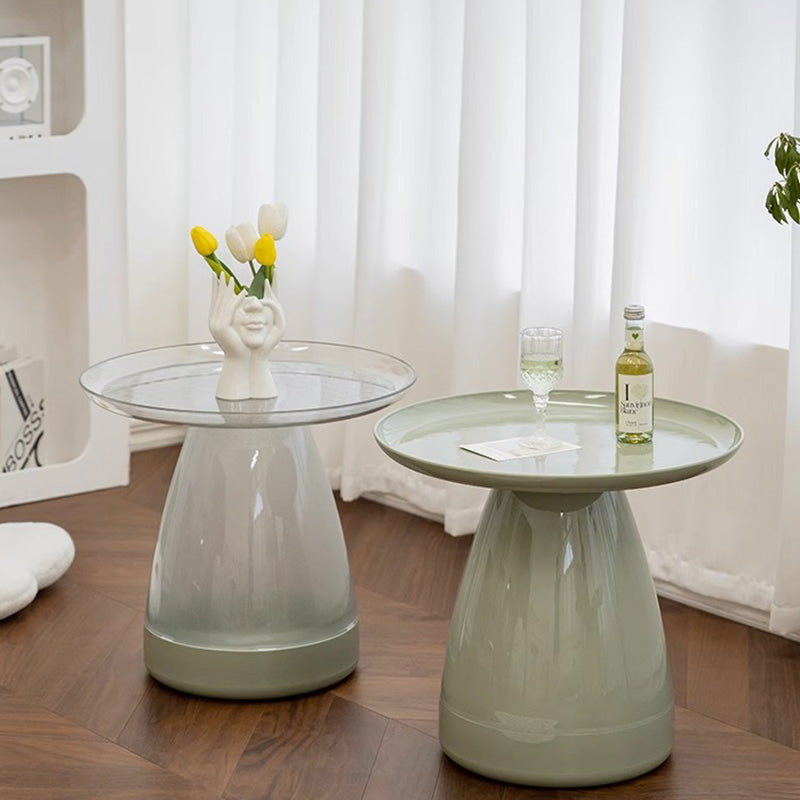 Minimalist Round Plastic Coffee Table