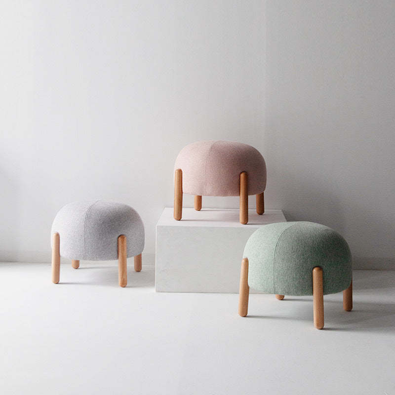 Scandinavian Ladybug Pouf Stool