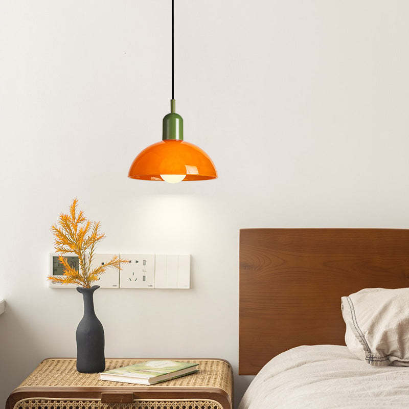 Minimalist Glass Hemisphere Pendant Light