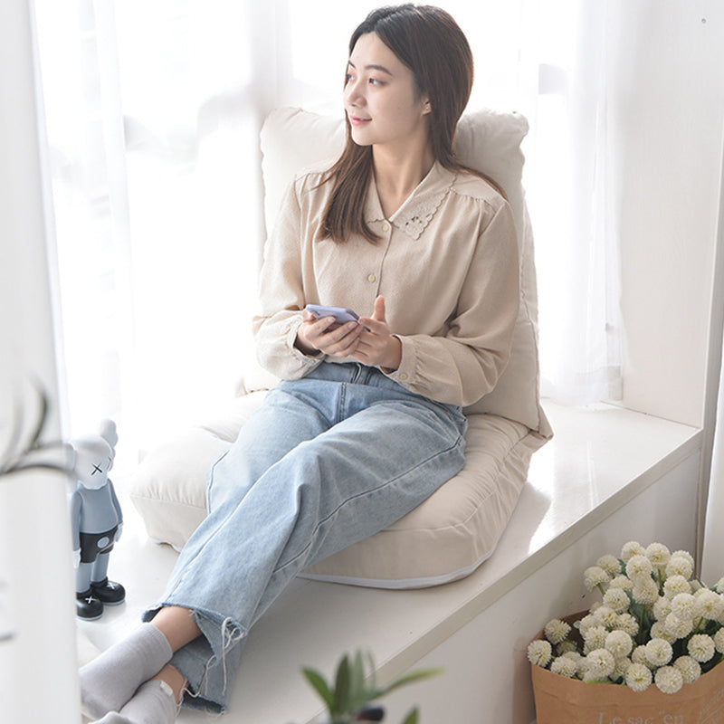 Minimalist Fabric Brushed Cotton Armless Sofa