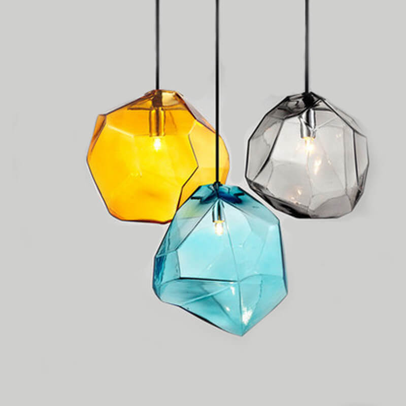 Modern Irregular Glass Pendant Light