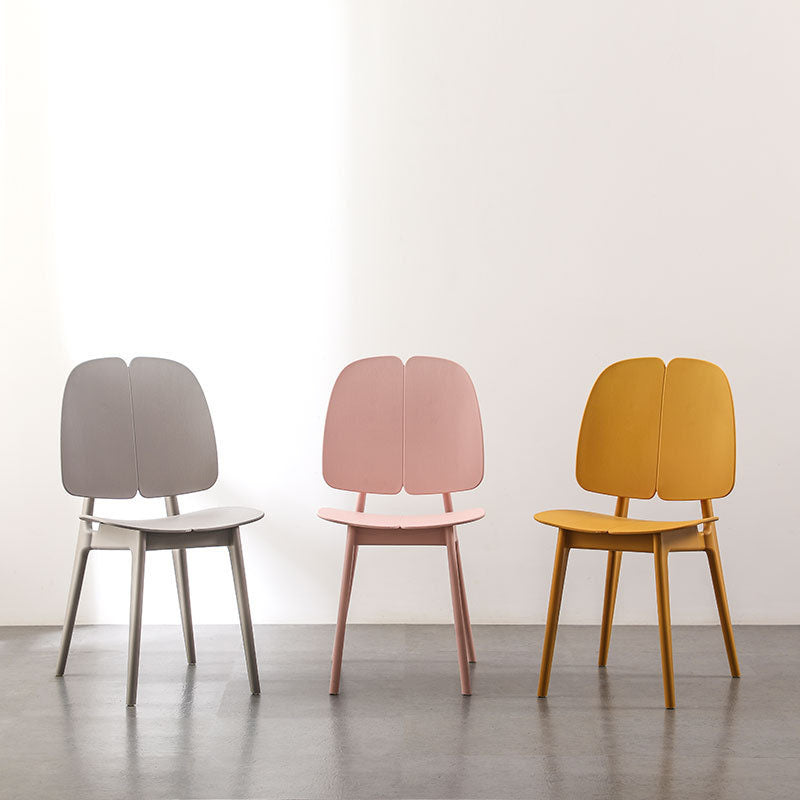 Scandinavian Plastic Steel Dining Chair