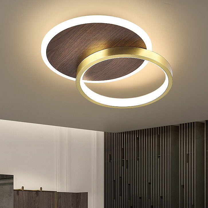 Minimalist Aluminum Circular LED Ceiling Light