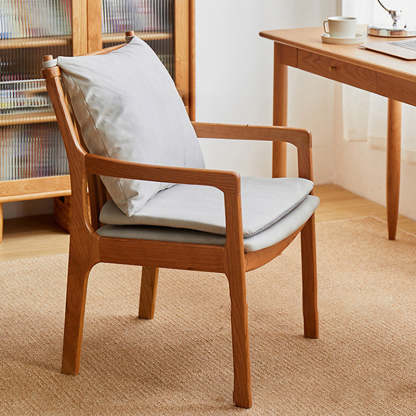 Vintage Solid Wood Dining Armchair