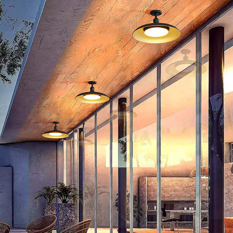 Scandinavian Carbonized Waterproof Ceiling Light