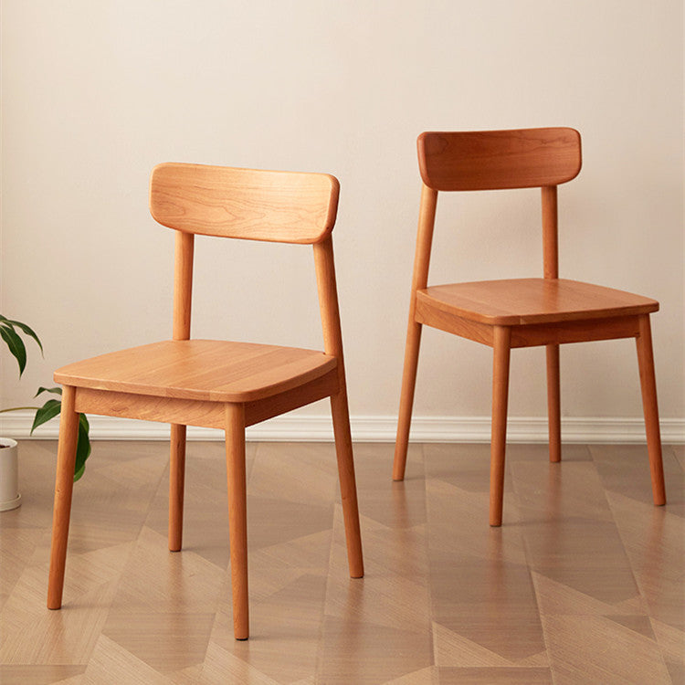 Scandinavian Rectangular Wood Chair