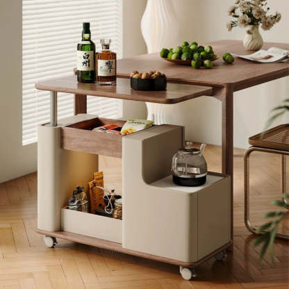 Modern Eclectic Rock Coffee Table 3-Tier