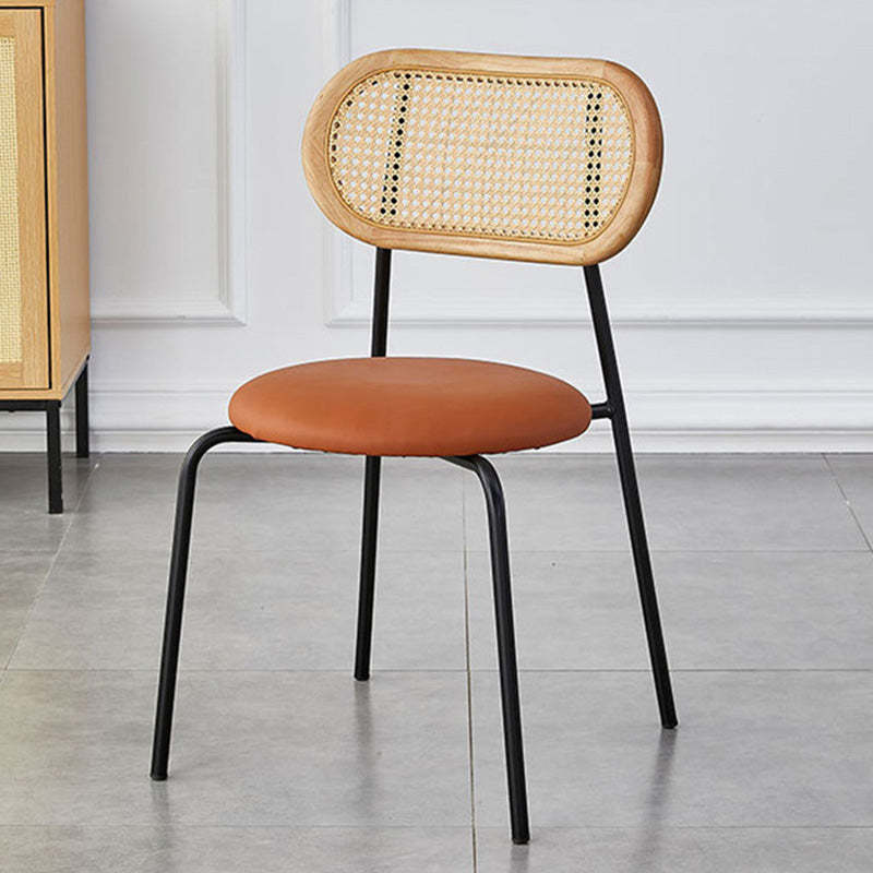 Vintage Rattan Arc Dining Chair