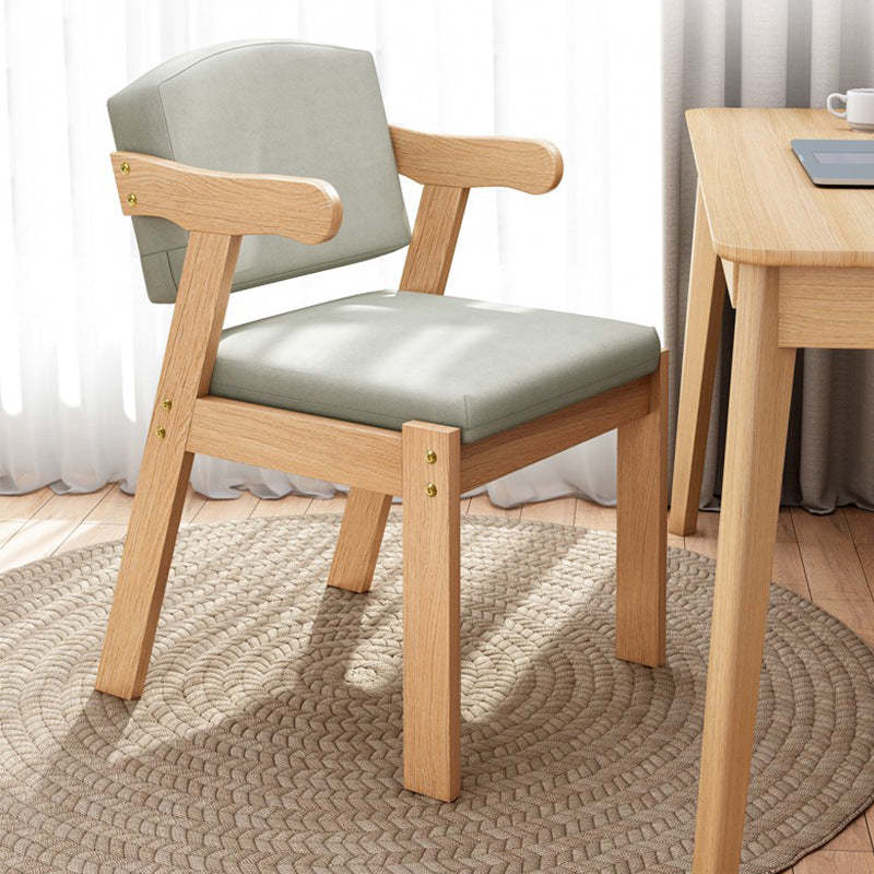 Nordic Wood Fabric Armchair
