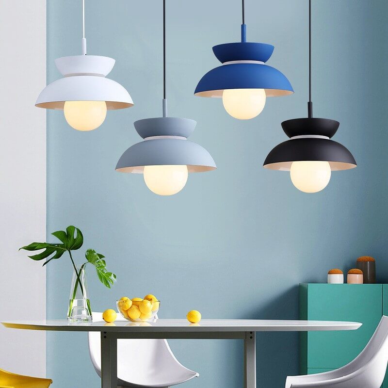 Nordic Minimalist Solid Aluminum Pendant Light