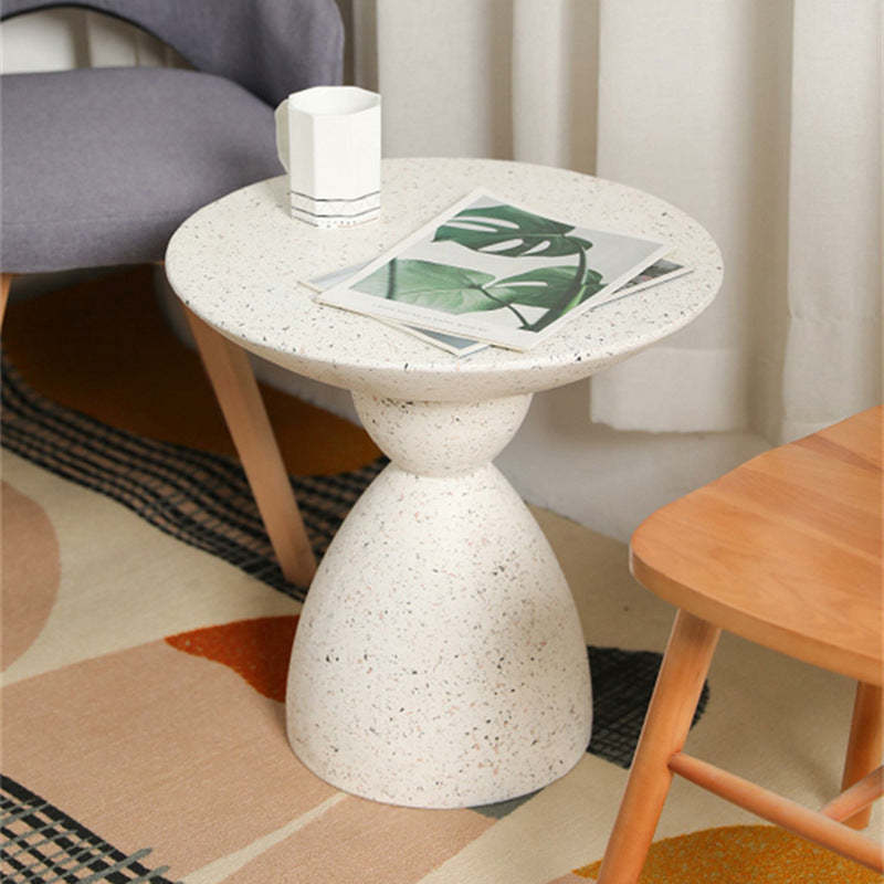 Nordic Hourglass Magnesium Oxide End Table