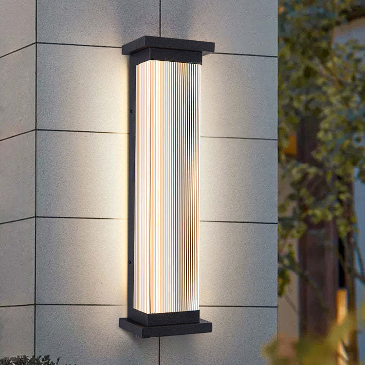 Minimalist Stainless Steel Wall Sconce - 01